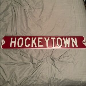 Detroit Red Wings Hockeytown Metal sign